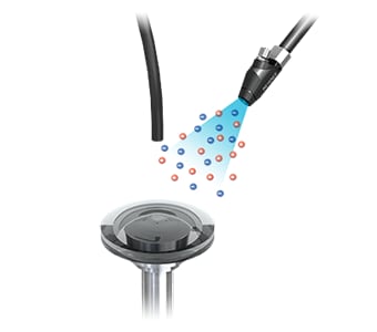 Case 2: Static elimination of tiny workpieces