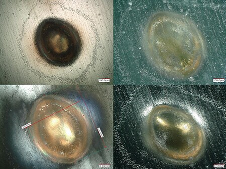 Foreign particle observation and 2D measurement using the multi-lighting function