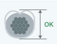 Non-defective (within specified tolerances)