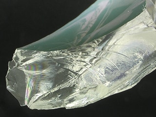 Glass fracture surface (20x)