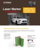 Laser marker EV (Electric Vehicle) applications [Batteries/ECU converters [Inverters]]