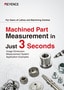 Machined Part Measurement in Just 3 Seconds Image Dimension Measurement System Application Examples