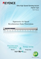 SJ-E Series Ultra High Speed Sensing Ioniser Hybrid Type Catalogue