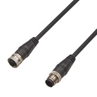 GS-P8CC3 - Cables for M12 connector type models For extension Standard type (8-pin) 3 m